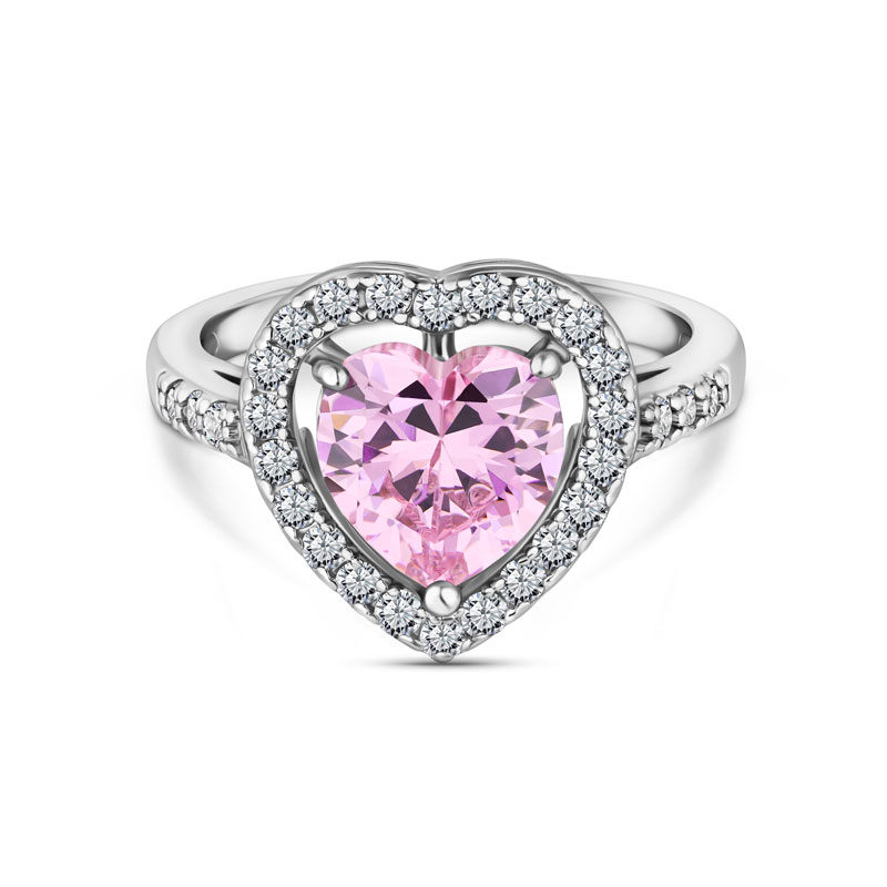 Pink Heart Ring